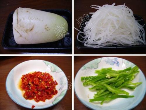 剁椒萝卜丝的做法