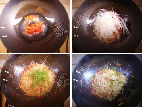 剁椒萝卜丝的做法