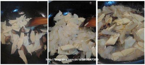 冬笋炒蹄筋的做法