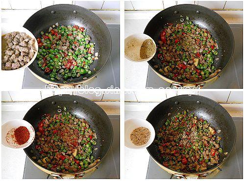 孜然牛肉粒的做法