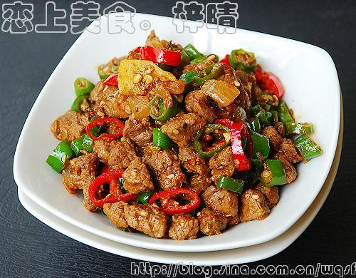 孜然牛肉粒的做法