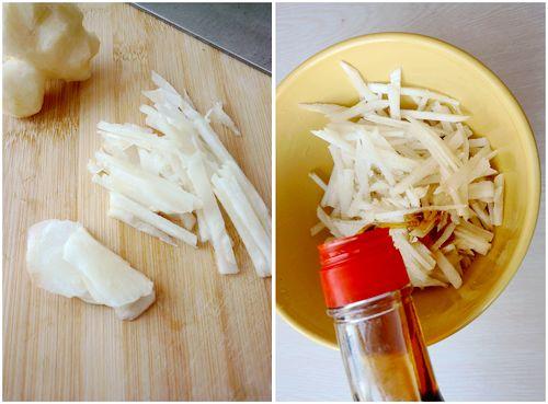 凉拌酸辣洋姜的做法