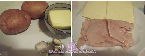 千层火腿马铃薯的做法