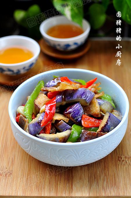 味增茄烧肉片的做法