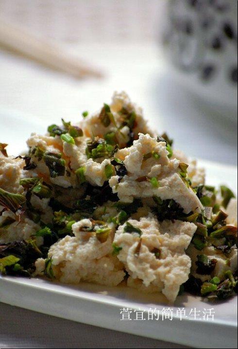 香椿卤水豆腐的做法