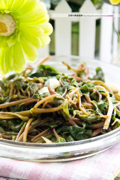 蒜茸马齿苋的做法