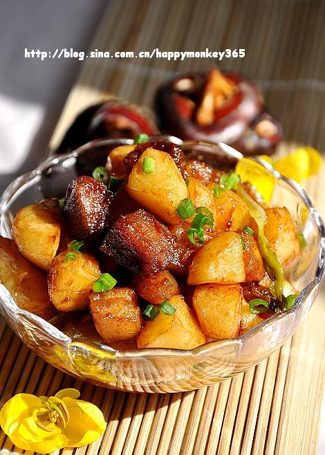 荸荠红烧肉的做法