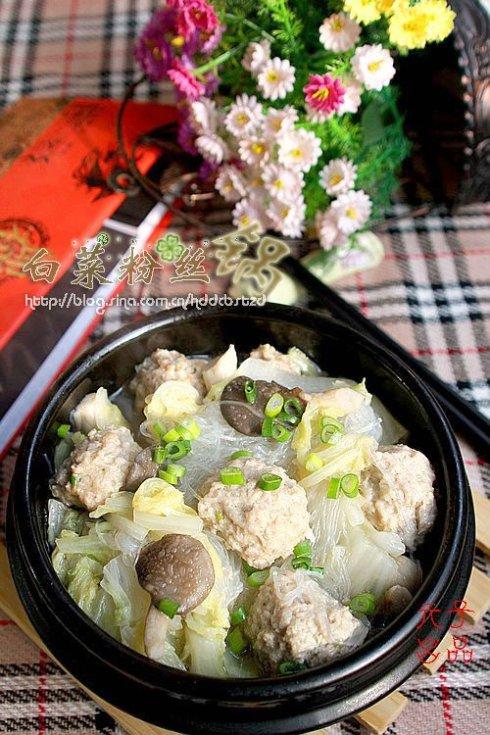 白菜丸子锅的做法