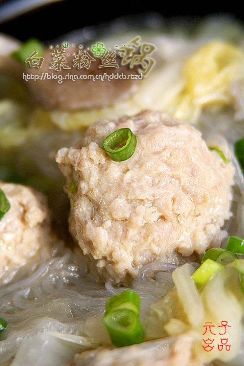 白菜丸子锅的做法