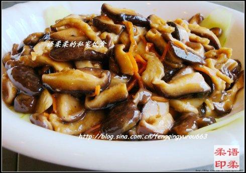 香菇炒鸡丝的做法