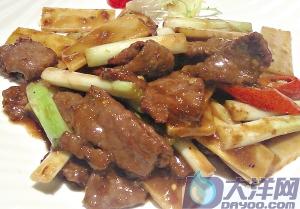 姜汁牛肉的做法