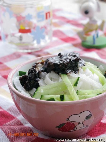 炸酱干捞粉的做法