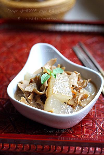 海米灰树花烧冬瓜的做法