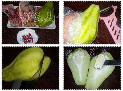 佛手瓜鱼头汤的做法