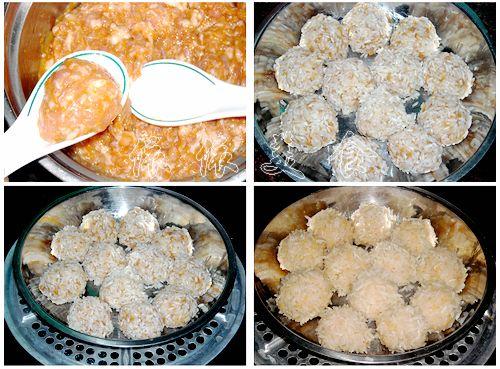 珍珠丸子庆团圆的做法