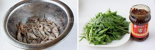 豉香江虾炒韭菜的做法