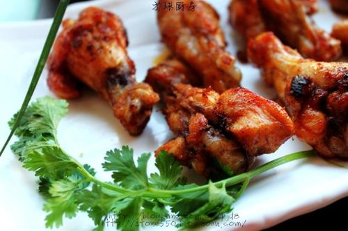 锡纸包翅根的做法