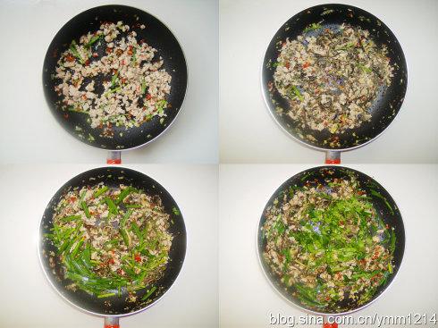 芭蕉花炒肉的做法