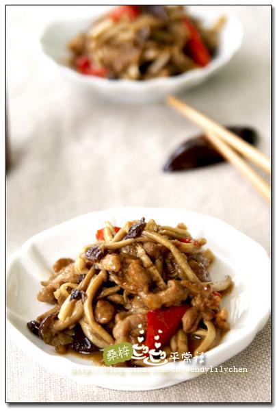 茶树菇爆鸭肉的做法