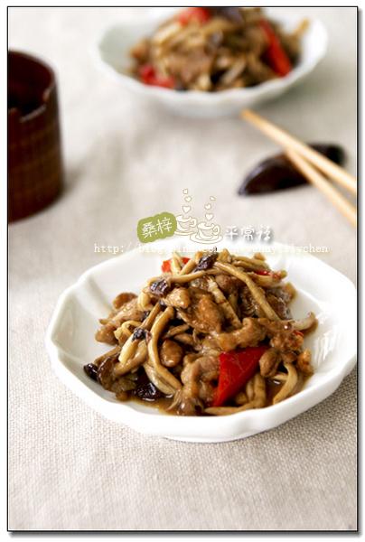 茶树菇爆鸭肉的做法