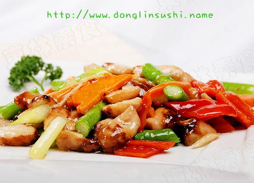 芦笋爆炒松茸仔的做法