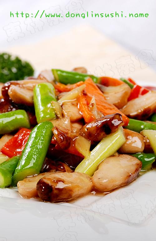 芦笋爆炒松茸仔的做法