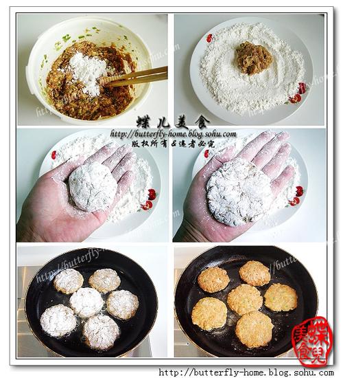 豆腐鸡蛋肉饼的做法