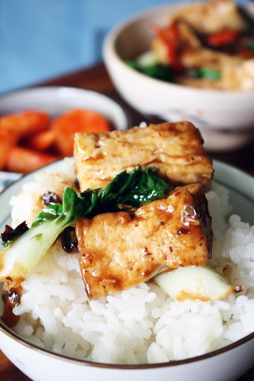 豆豉烧豆腐的做法