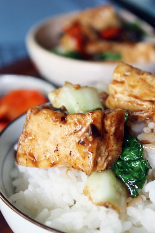 豆豉烧豆腐的做法