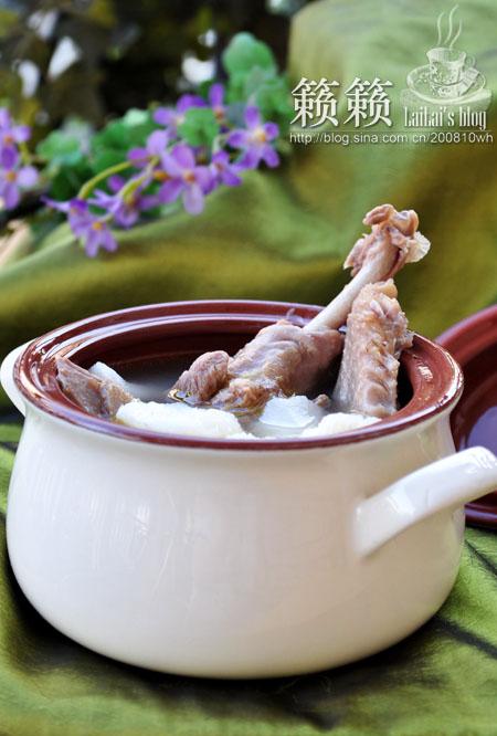 山药老鸭汤的做法