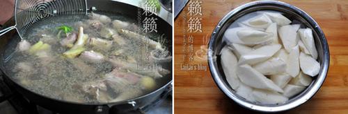 山药老鸭汤的做法