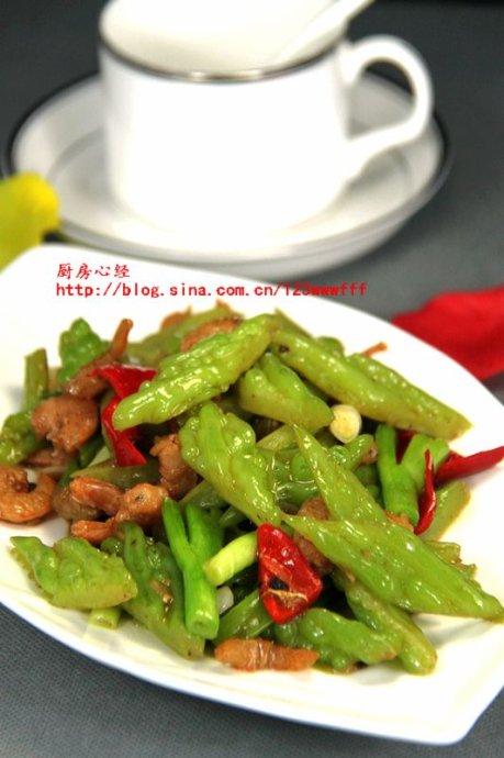 台式炒苦瓜的做法