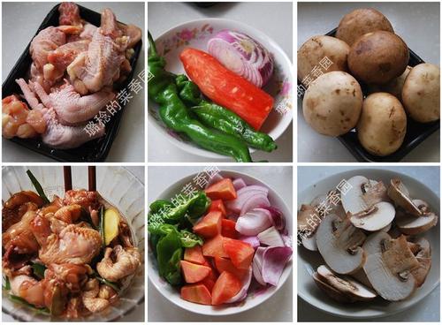 双孢菇烧仔鸡的做法