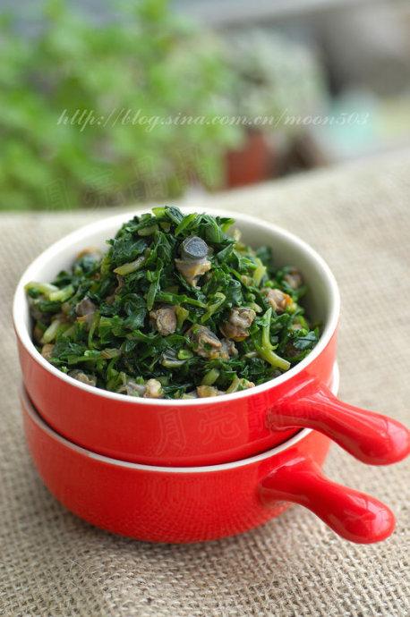 马兰拌螺肉的做法