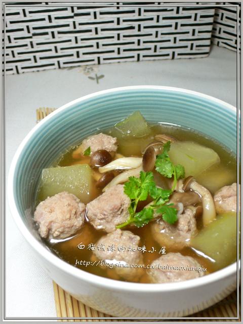 冬瓜丸子汤的做法