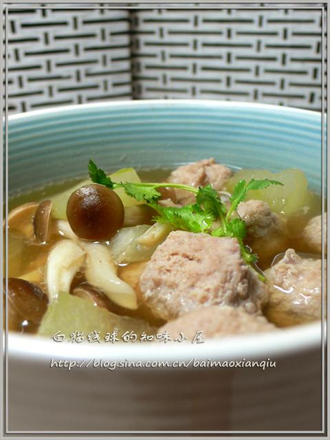 冬瓜丸子汤的做法