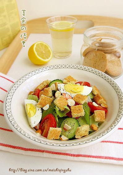 面包丁沙拉的做法