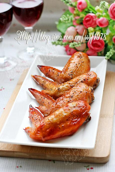荔枝红酒法式黑椒烤翅的做法