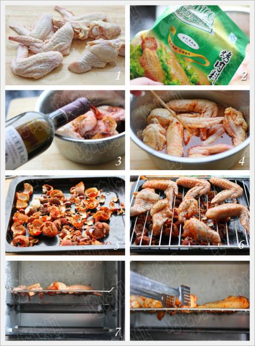 荔枝红酒法式黑椒烤翅的做法