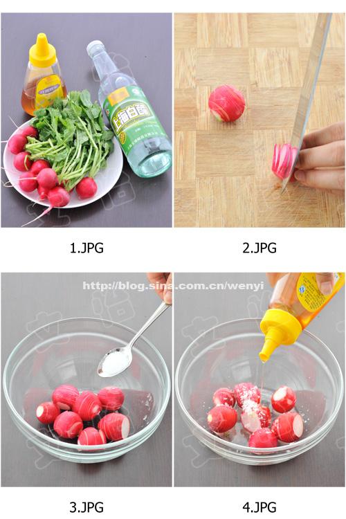 酸甜樱桃小萝卜的做法