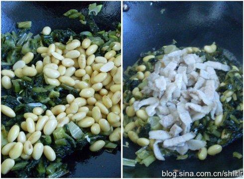 雪里蕻炒肉的做法