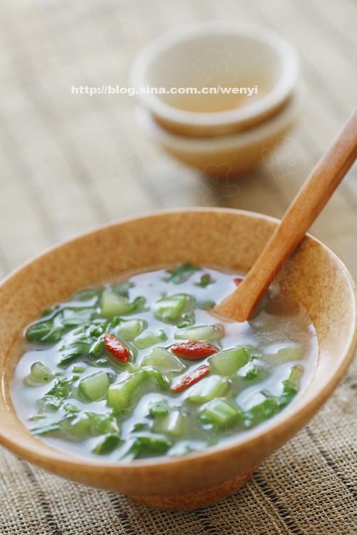 鸡汁米汤钵钵菜的做法