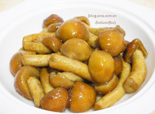 素炒滑子菇的做法