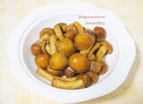 素炒滑子菇的做法