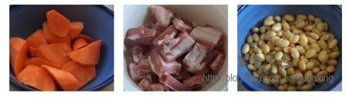 排骨胡萝卜的做法