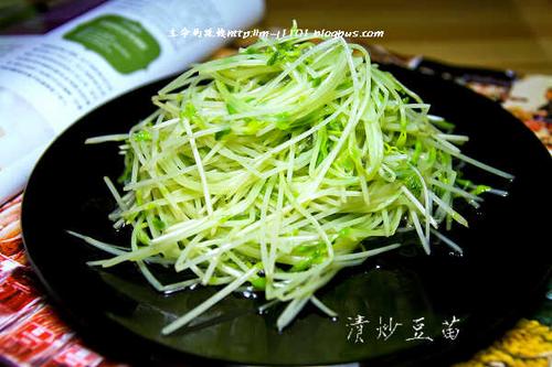 清炒豆苗的做法