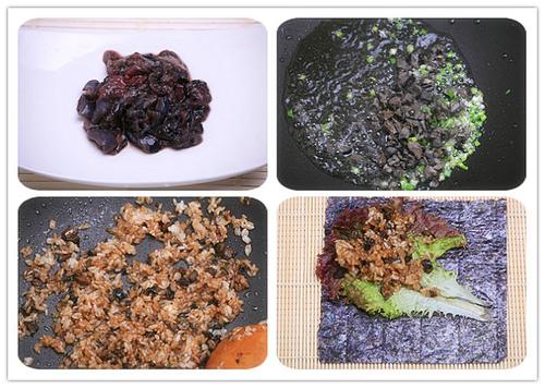 乌骨鸡手卷的做法