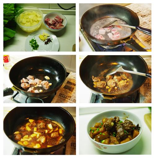 土豆烧排骨的做法