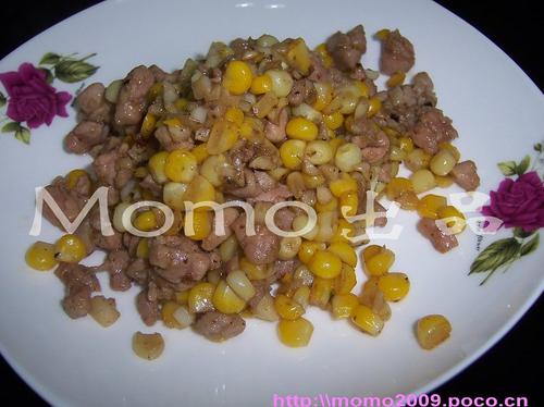 肉末玉米的做法