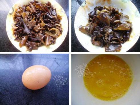 木耳炒蛋的做法